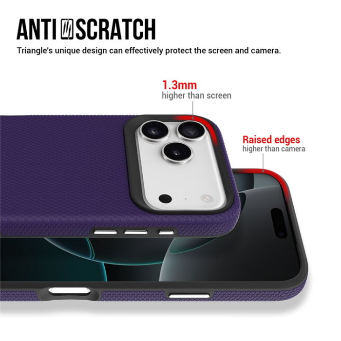 A-One Brand - iPhone 17 Pro Max Mobilskal MagSafe Protective TPU+PC - Lila