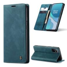 Caseme - CASEME 013 Auto-absorberande Konstl&auml;derpl&aring;nboksfodral OnePlus 8T Bl&aring;