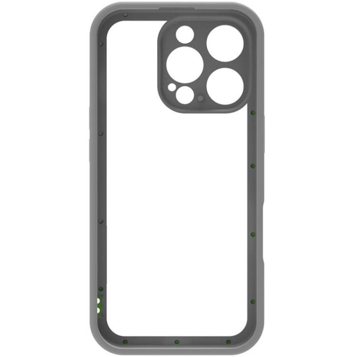 Celly - Celly iPhone 16 Pro Mobilskal Bumper - Vit/Limegrön