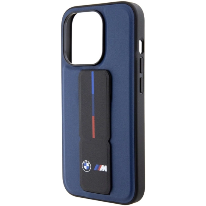 BMW - BMW iPhone 15 Pro Mobilskal M Grip Stand Bicolor