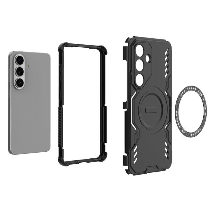 OEM - Mobilskal till Samsung Galaxy S26/S26 Pro Magnetiskt Butterfly Armor Plast - Röd