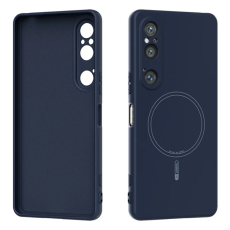 ABEEL - ABEEL Sony Xperia 1 VI Mobilskal Magsafe Liquid Silikon - Mörkblå