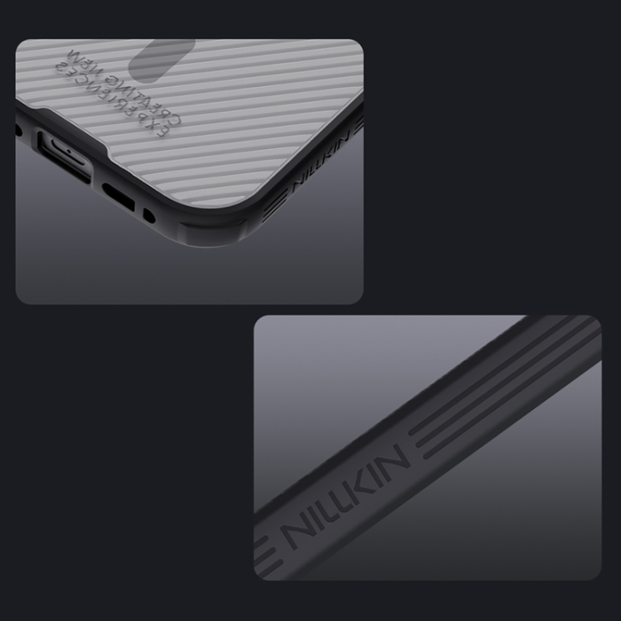 Nillkin - Nillkin iPhone 17 Mobilskal MagSafe CamShield Pro - Transparent Svart