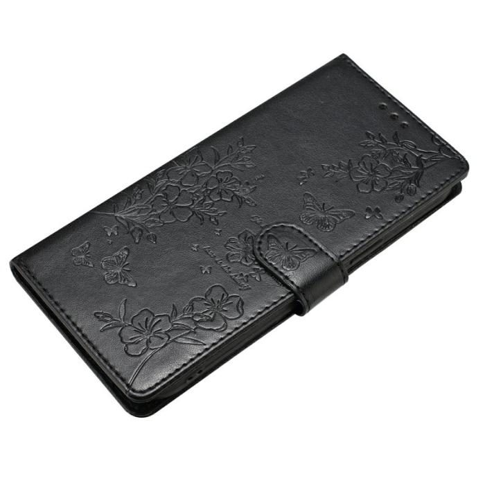 OEM - Samsung Galaxy S26 Ultra Plånboksfodral Konstläder Flip Cover - Svart