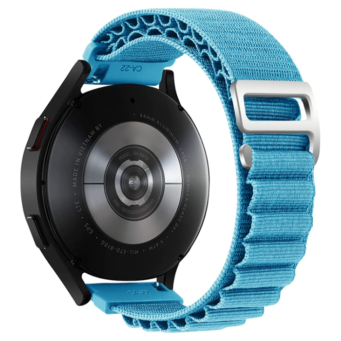 KALEBOL - Kalebol Galaxy Watch 6/6 Classic Armband Nylon - Blå