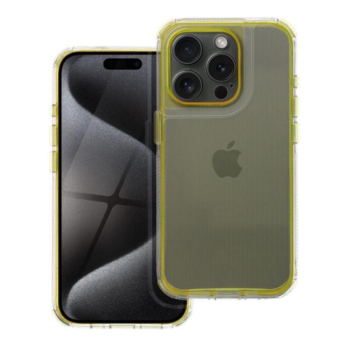 OEM - iPhone 16e Mobilskal Matrix Clear - Gul