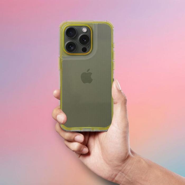 OEM - iPhone 16e Mobilskal Matrix Clear - Gul