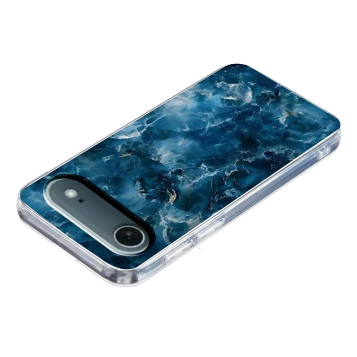 A-One Brand - iPhone Air Mobilskal Marble Pattern Printing Soft - Grå