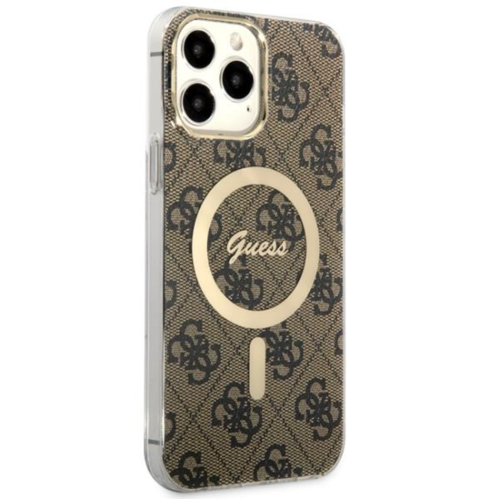 Guess - Guess iPhone 13 Pro Max Mobilskal MagSafe - Brun