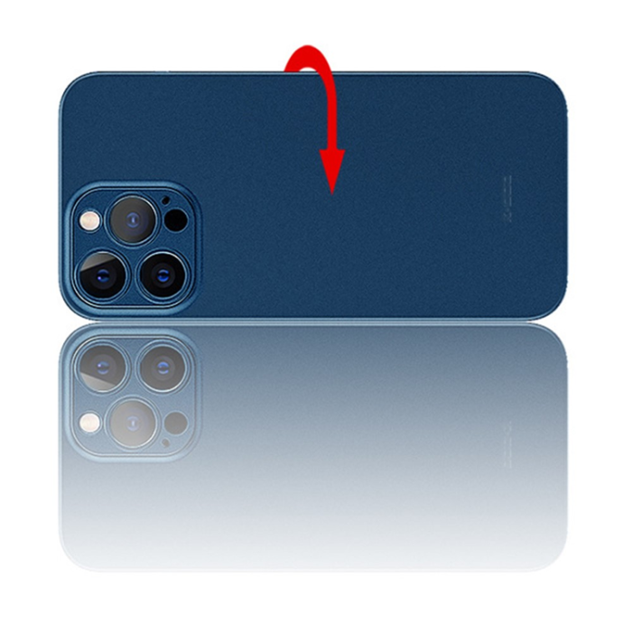 KZDOO - KZDOO iPhone 15 Pro Mobilskal Frosted Air Skin - Blå