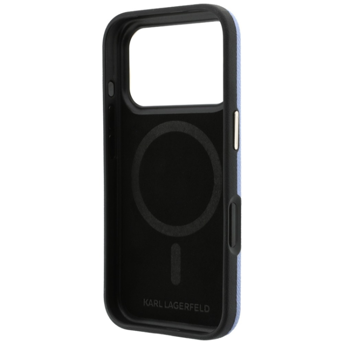 KARL LAGERFELD - Karl Lagerfeld Mobilskal För iPhone 18 Pro/17 Pro Magsafe Grained Resin