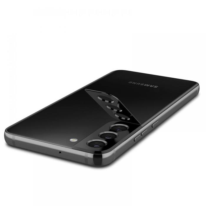 UTGATT - Spigen 2-Pack Kameralinsskydd Galaxy S22/S22 Plus - Svart