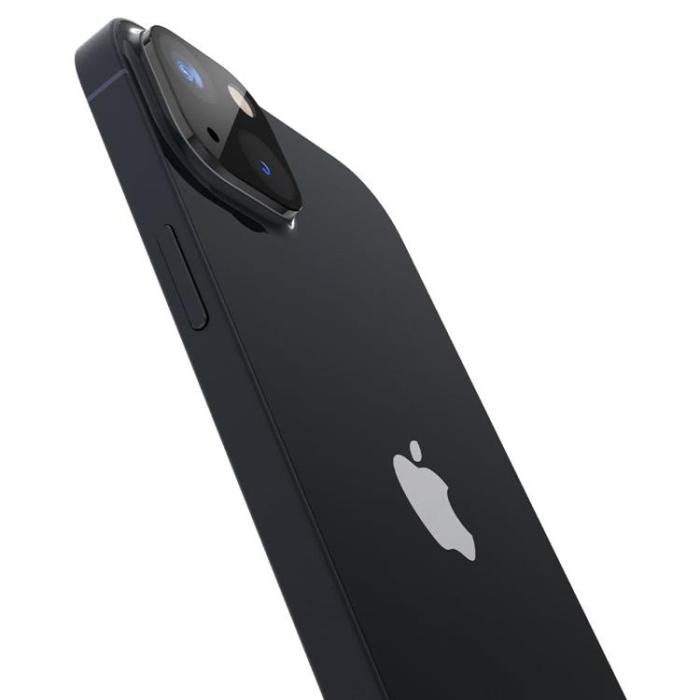 UTGATT1 - Spigen [2-Pack] iPhone 14/14 Plus KameraLinsskydd i Härdat Glas - Svart