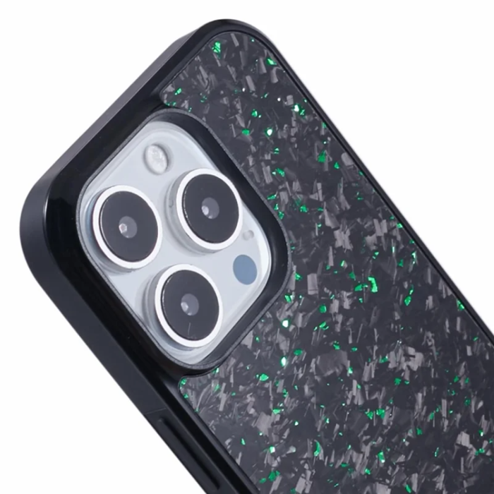 A-One Brand - iPhone 16 Pro Max Mobilskal Aramid Fiber Forged - Grön