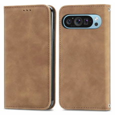 A-One Brand - Google Pixel 10/10 Pro Plånboksfodral Magnetic Absorption - Brun