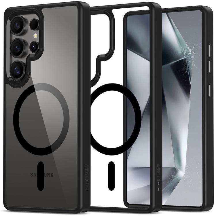 Tech-Protect Galaxy S25 Ultra Mobilskal Magsafe Magmat - Svart/Clear | 2353 | AlltMobil