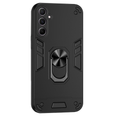 A-One Brand - Galaxy A26 Mobilskal Kickstand PC+TPU Drop Defend - Svart