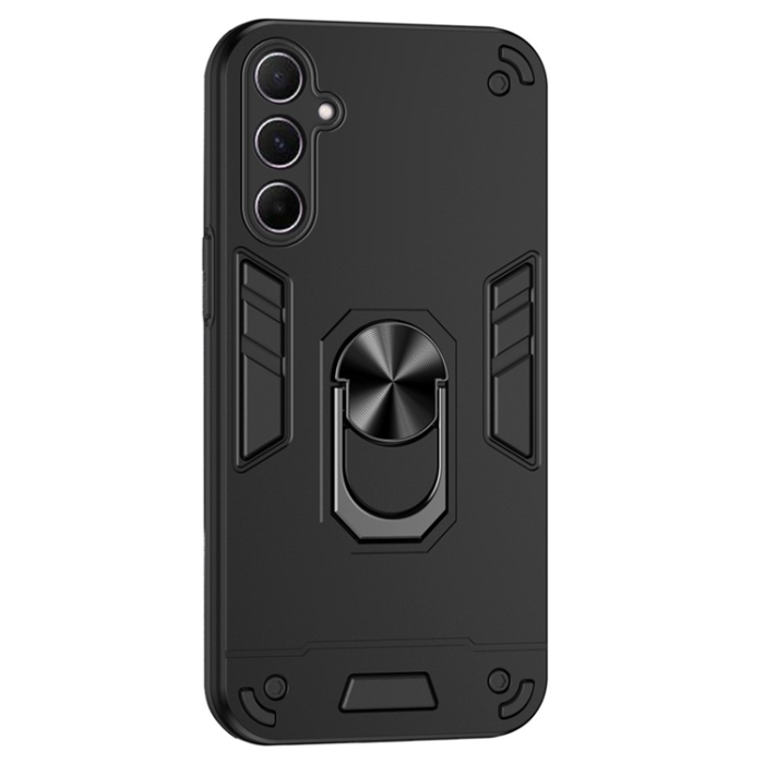 A-One Brand - Galaxy A26 Mobilskal Kickstand PC+TPU Drop Defend - Svart