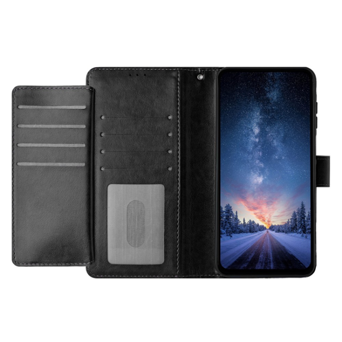 A-One Brand - iPhone 17 Pro Max Plånboksfodral Folio - Svart