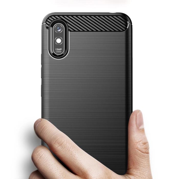 Forcell - CARBON skal till XIAOMI Redmi 9A / 9AT Svart