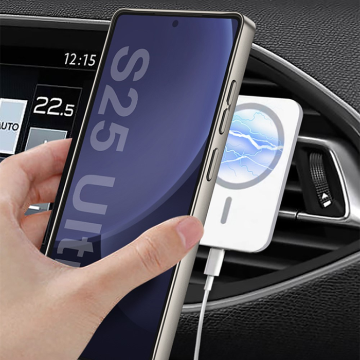 GKK - GKK Galaxy S25 Ultra Mobilskal MagSafe Kickstand Large Lens Cutout