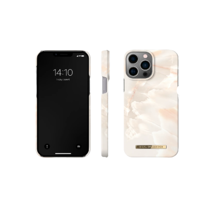 UTGATT1 - Ideal Of Sweden Magsafe iPhone 14 Pro Skal Fashion - Rose Pearl Marble