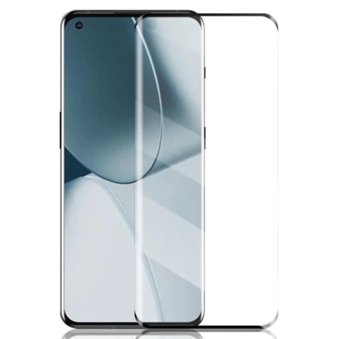 Mocolo - Mocolo OnePlus 10 Pro 5G Härdat Glas Skärmskydd HD Full Glue 3D - Svart