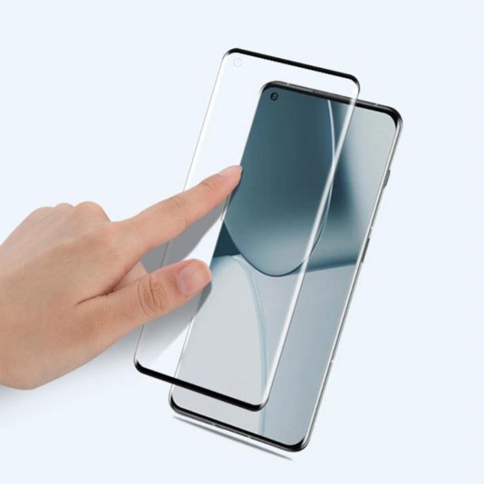 Mocolo - Mocolo OnePlus 10 Pro 5G Härdat Glas Skärmskydd HD Full Glue 3D - Svart