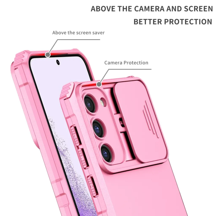 Taltech - Galaxy S23 Mobilskal Kickstand - Rosa