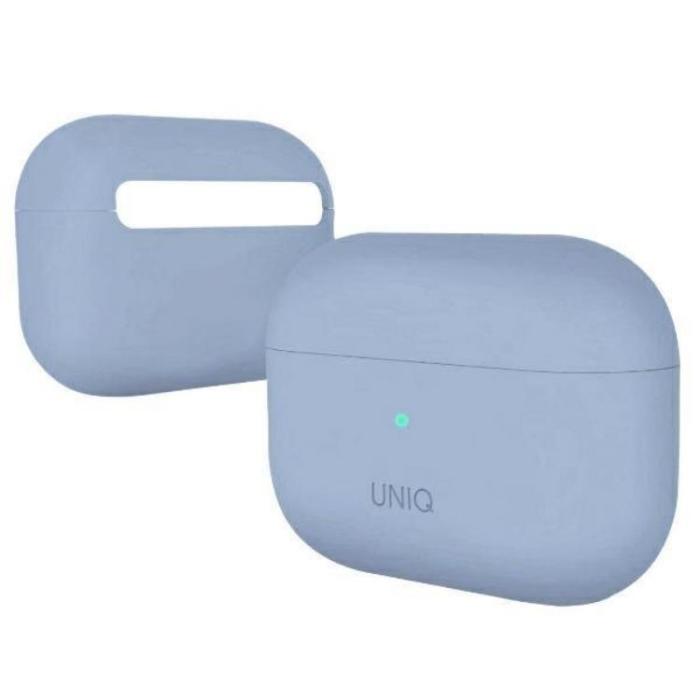 UNIQ - UNIQ AirPods Pro Skal Lino Silicone - Arctic Blå