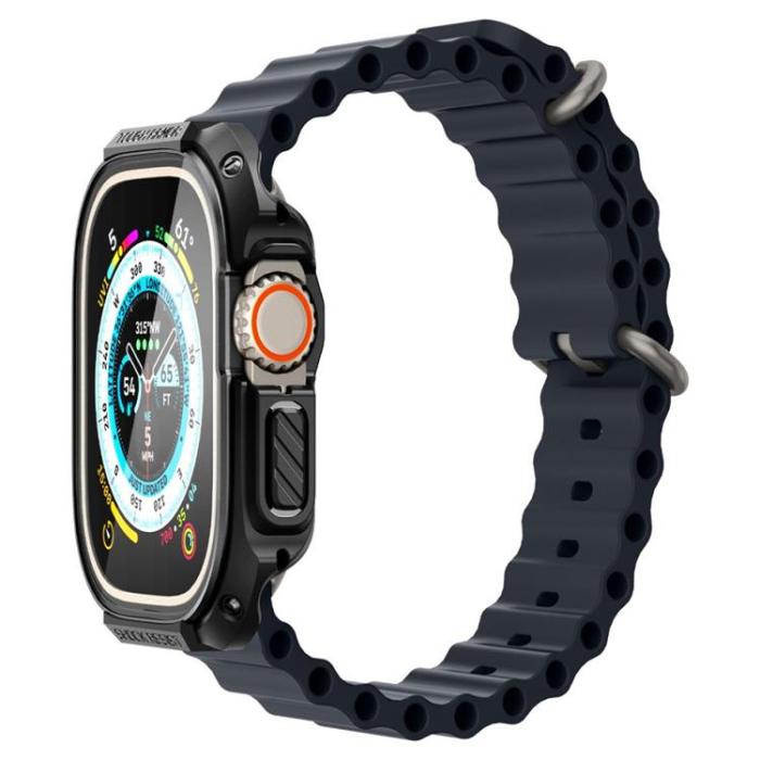 UTGATT - Spigen Apple Watch Ultra 1/2 (49mm) Skal Tough Armor - Svart