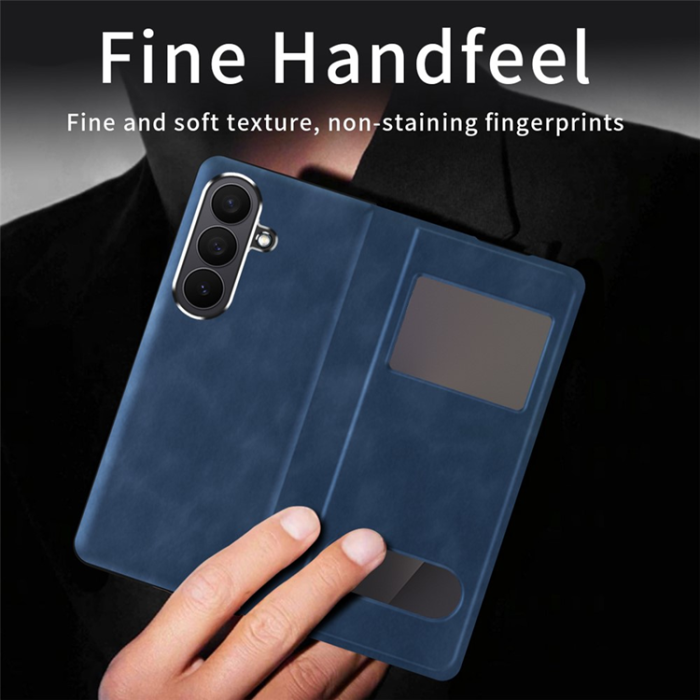 A-One Brand - Galaxy Z Fold7 Fodral View Window - Blå