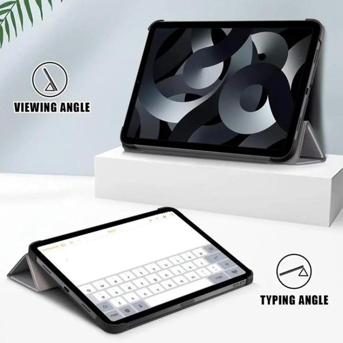 Taltech - iPad 10.9 (2022) Fodral Stöttåligt - Grå