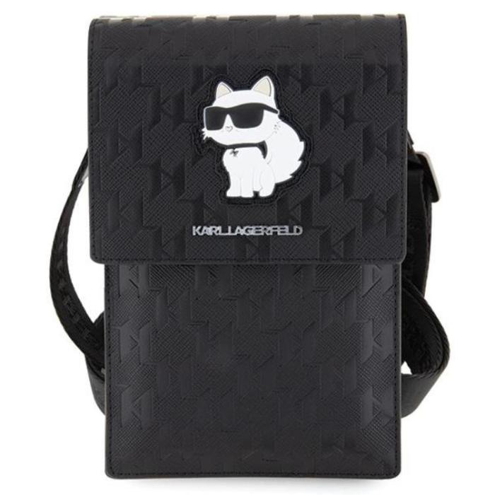 KARL LAGERFELD - Karl Lagerfeld Halsbandsfodral Saffiano Monogram Choupette