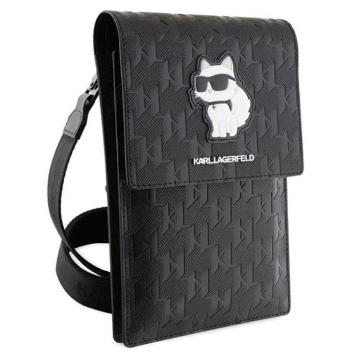 KARL LAGERFELD - Karl Lagerfeld Halsbandsfodral Saffiano Monogram Choupette