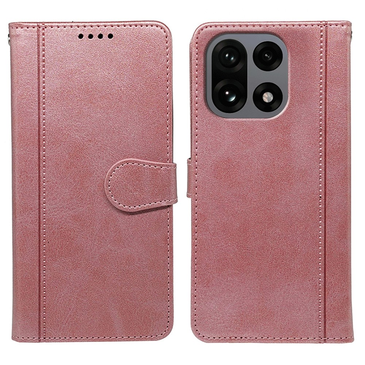 OnePlus 15 5G Plånboksfodral Calf Texture Läder (Roséguld) | 2353 | AlltMobil