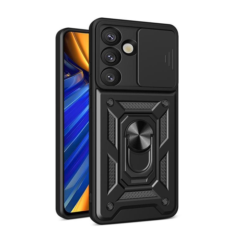 Mobilskal för Galaxy S26 Plus Hybrid Armor Camshield - Svart | 2353 | AlltMobil