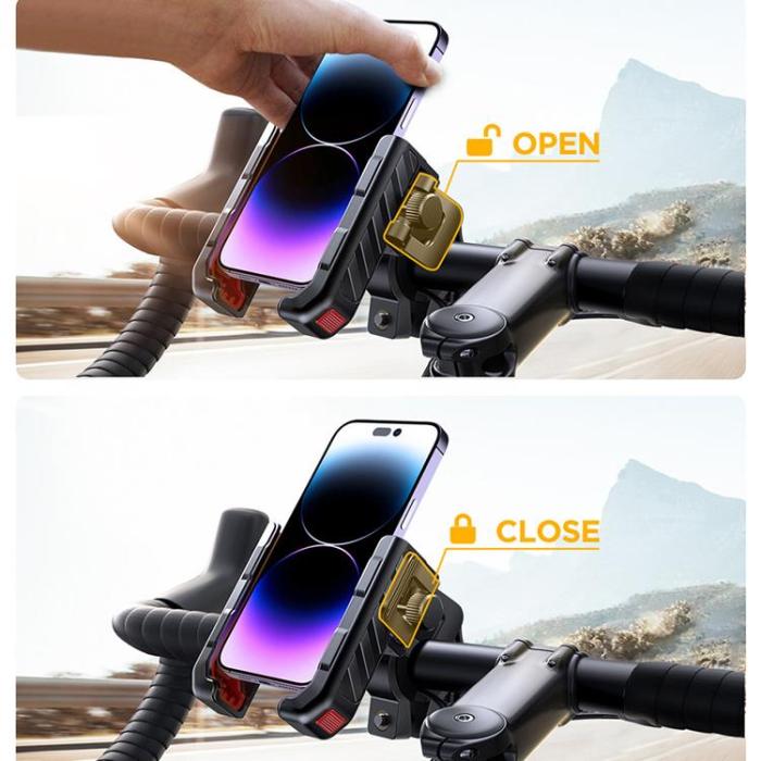 Joyroom - Joyroom Mobilhållare För Cykel Motorcykel Skotrar - Svart