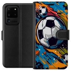 iSecrets - Pl&aring;nboksfodral till Samsung Galaxy S20 Ultra med Fotbollar