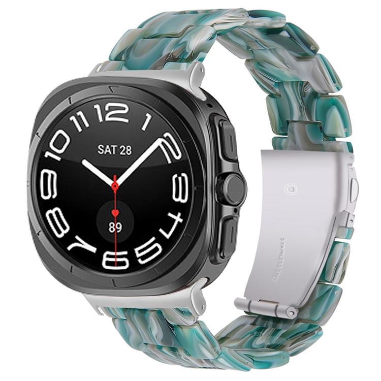Galaxy Watch 8/8 Classic (40/44/46mm) Armband Vattentät Acrylic - Illusion Grön | 5123 | AlltMobil