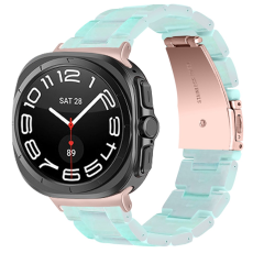 A-One Brand - Galaxy Watch 8/8 Classic (40/44/46mm) Armband Vattentät Acrylic - Illusion Grön