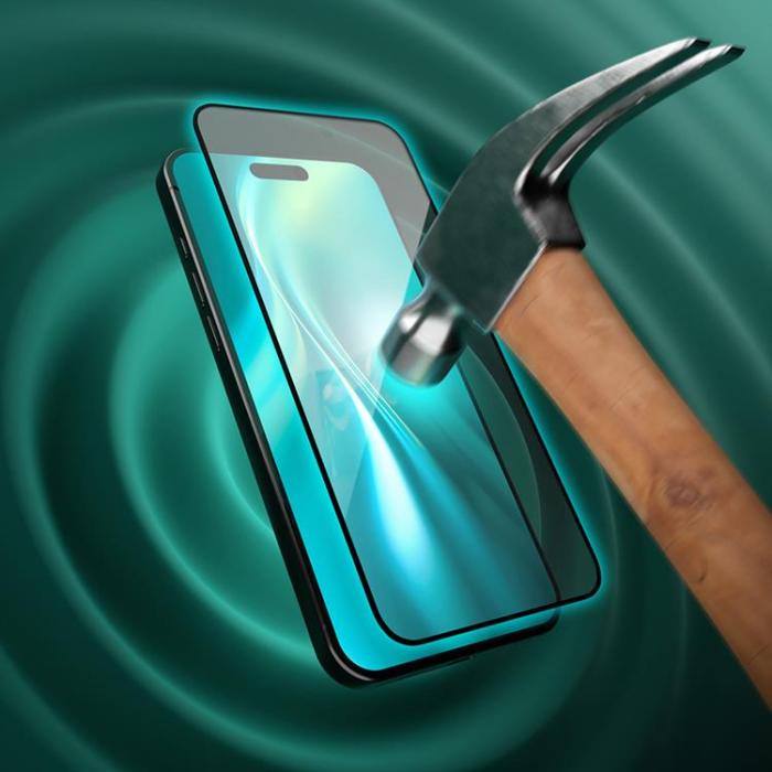 Etteri - Etteri Galaxy S25 Ultra Härdat Glas Skärmskydd 9D - Svart
