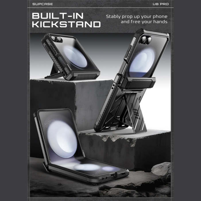 SupCase - SupCase Galaxy Z Flip 7 Mobilskal Unicorn Beetle Pro - Svart