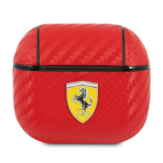 Ferrari - Ferrari Track Pu Carbon Skal Airpods 3 - R&ouml;d