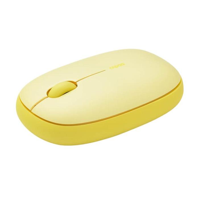 Rapoo - Rapoo Trådlös Mus M660 Silent Multi-Mode - Gul