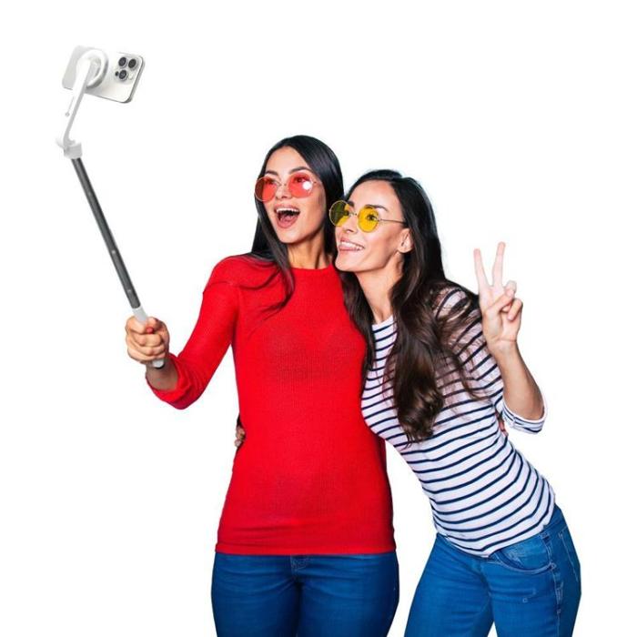 Forcell - Forcell MagSafe Selfiestick Med Trådlös Kontroll F-Grip - Svart