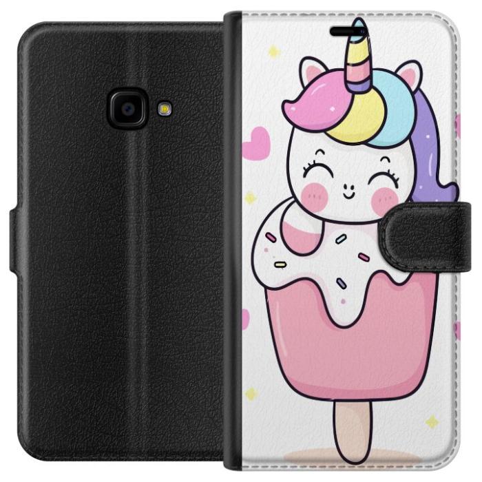 iSecrets - Plånboksfodral till Samsung Galaxy Xcover 4 med Glad enhörning