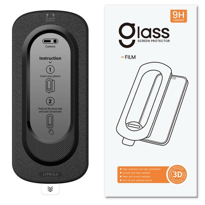 A-One Brand - Härdat glas Skärmskydd För iPhone 13 Pro Max Anti-Spy med Installationsverktyg