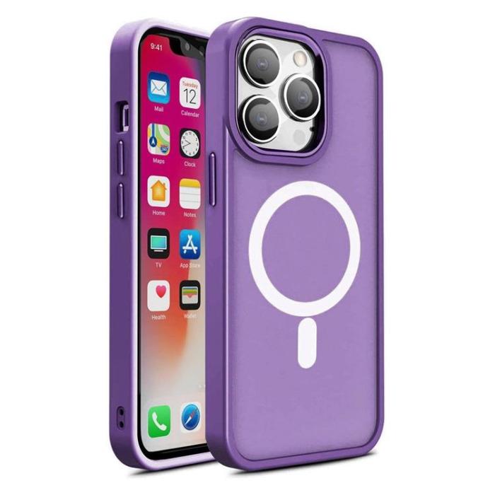 OEM - iPhone 14 Plus Mobilskal MagSafe Armored Matte - Lila