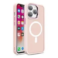 OEM - iPhone 14 Plus Mobilskal MagSafe Armored Matte - Rosa